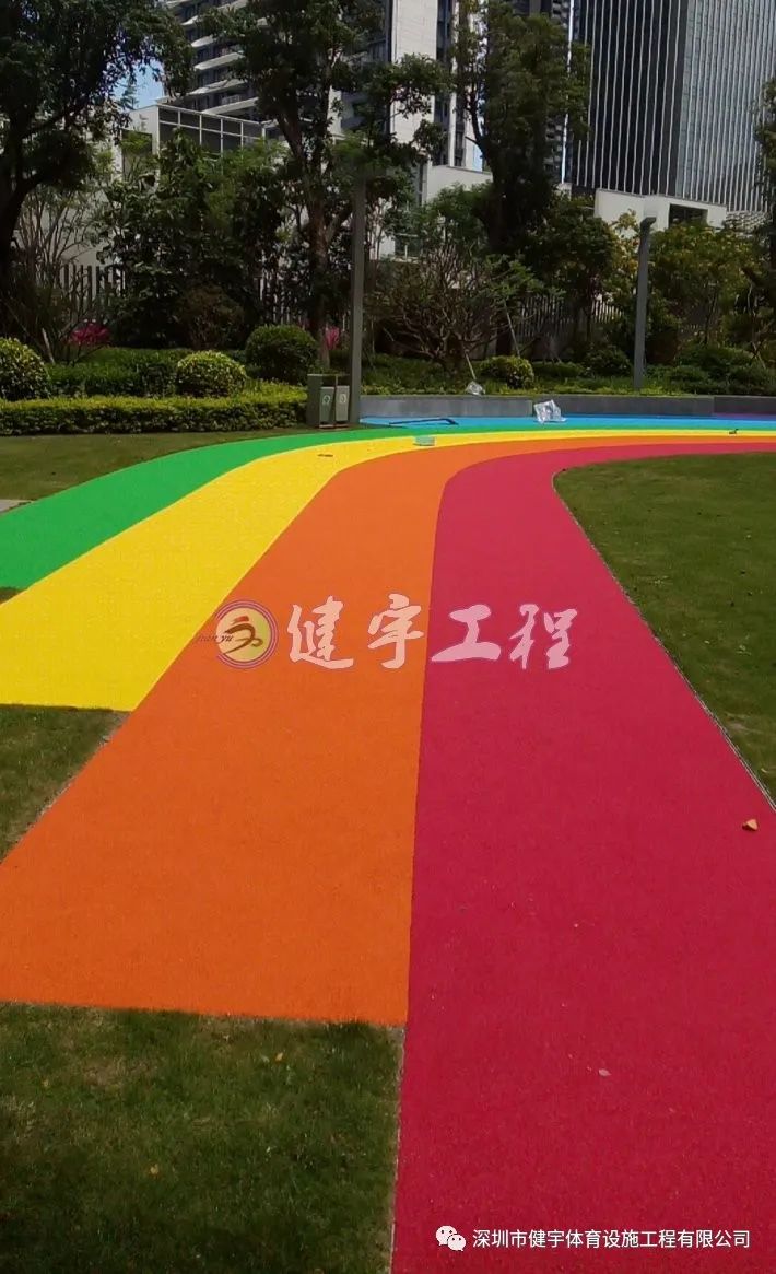 EPDM塑膠顆粒施工-深圳市南山區半島城邦游樂場地面改造工程